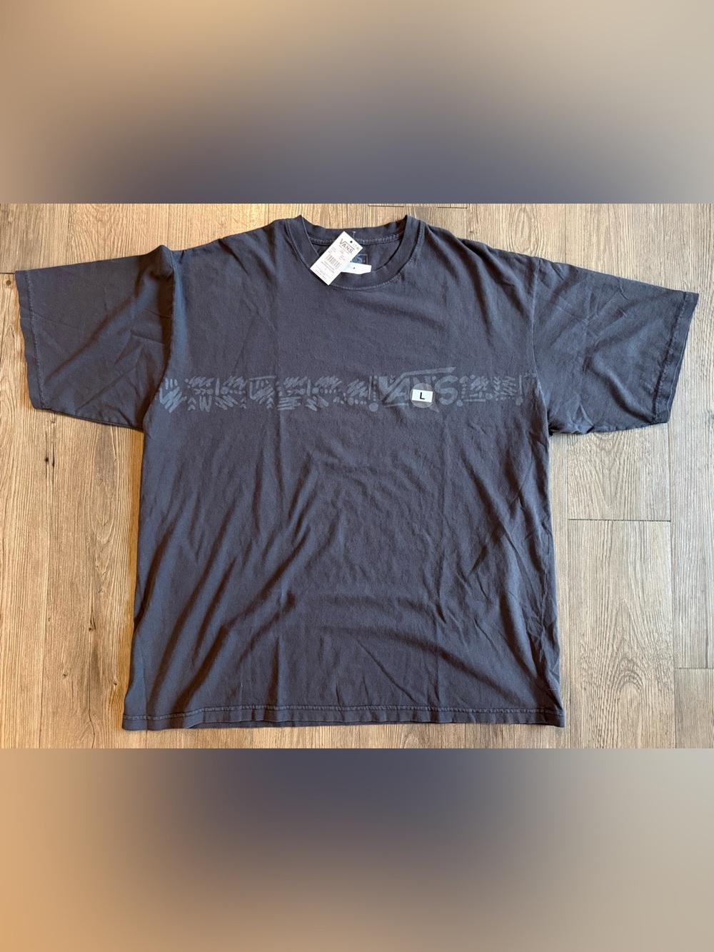 Vans Men’s Large Airbrush Aloha T-Shirt, Black, Oversized, NWT